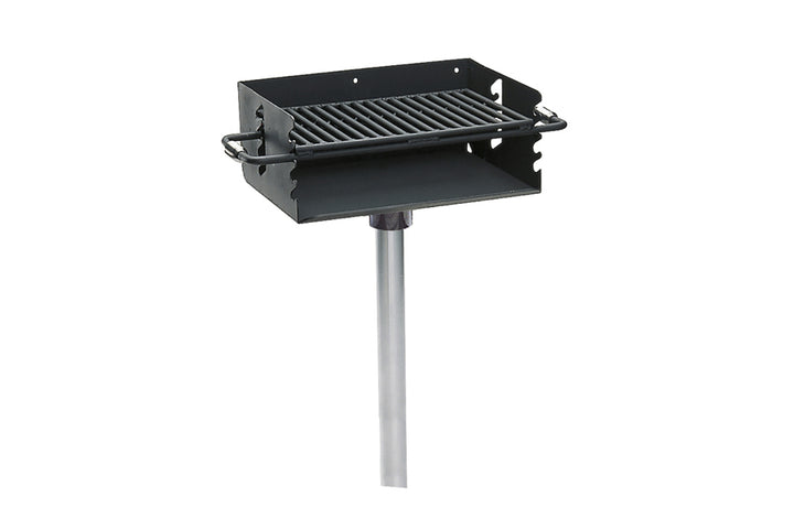 Rotating Flip-Back Pedestal Grill - Playground Experts