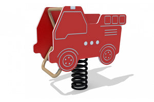 Fire Truck Spring Rider - Playground Experts