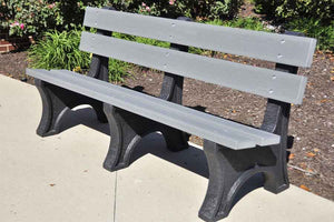 100% Recycled Bench - Playground Experts