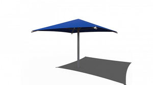 Square Umbrella Shade Structure - Playground Experts