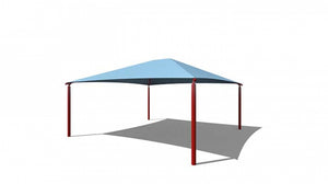 Square Hip End Shade Structure - Playground Experts