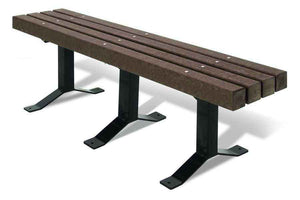 Recycled Bench without Back - Playground Experts