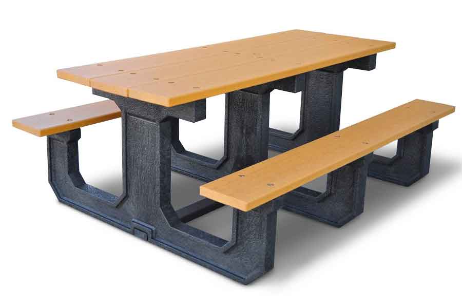 100% Recycled Picnic Table - Playground Experts