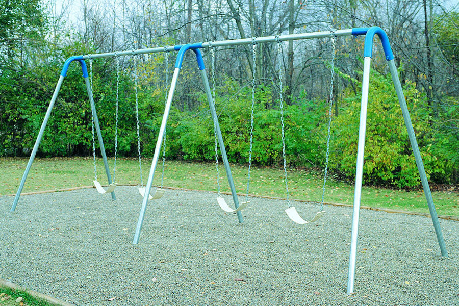 Double Bay Swing Set - Playground Experts