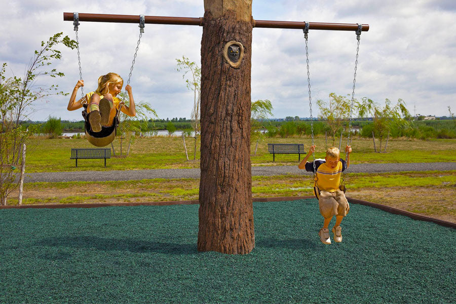 Recycled Rubber Mulch - Outdoor Playground Safety Surfacing
